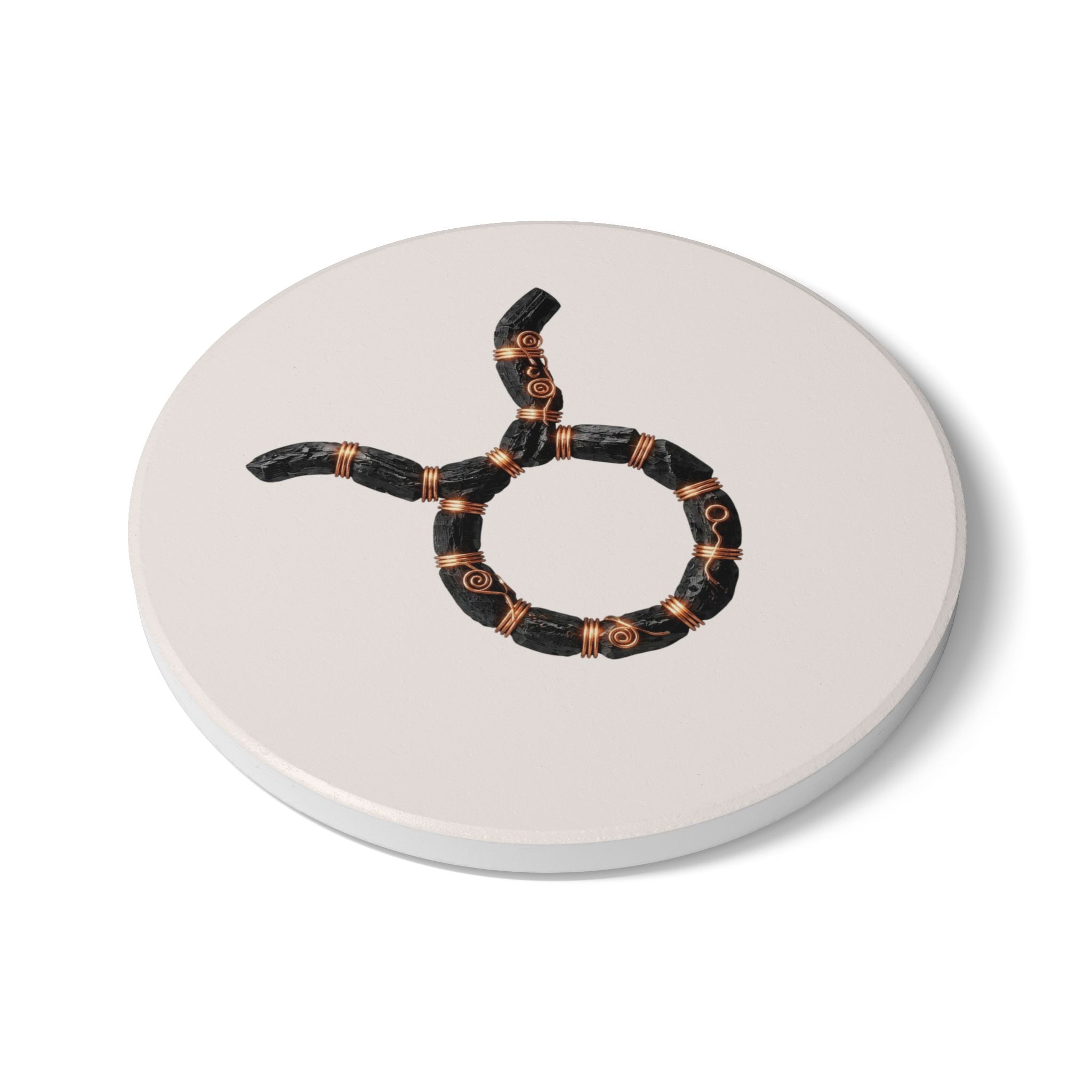 Taurus Riftstone Symbol -- Ceramic Coaster - Image 2