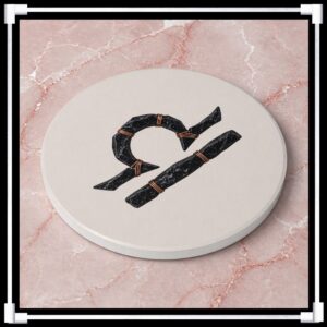 Libra Riftstone Symbol -- Ceramic Coaster