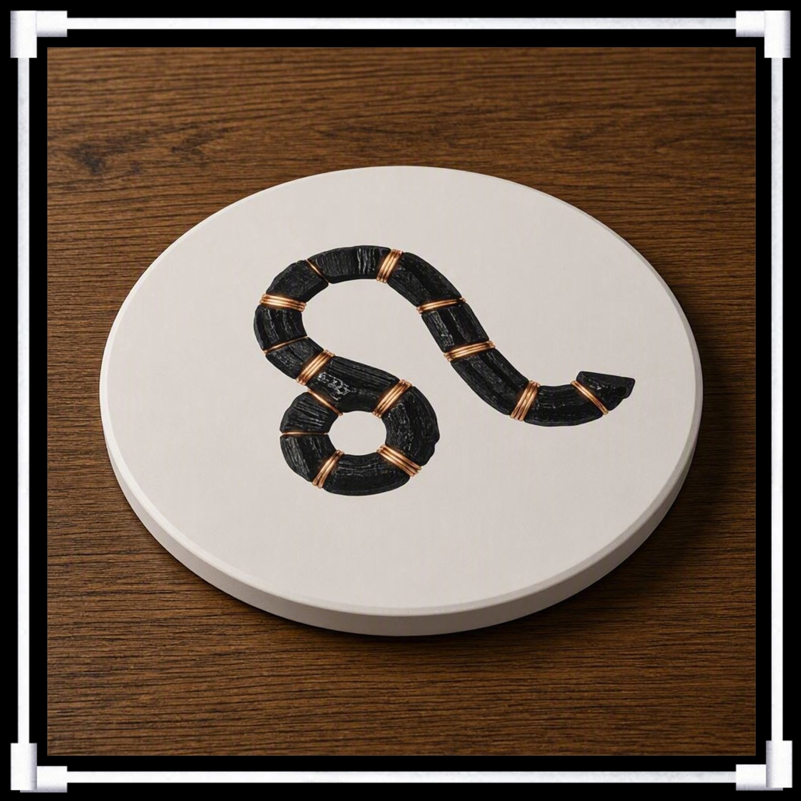 Leo Riftstone Symbol -- Ceramic Coaster