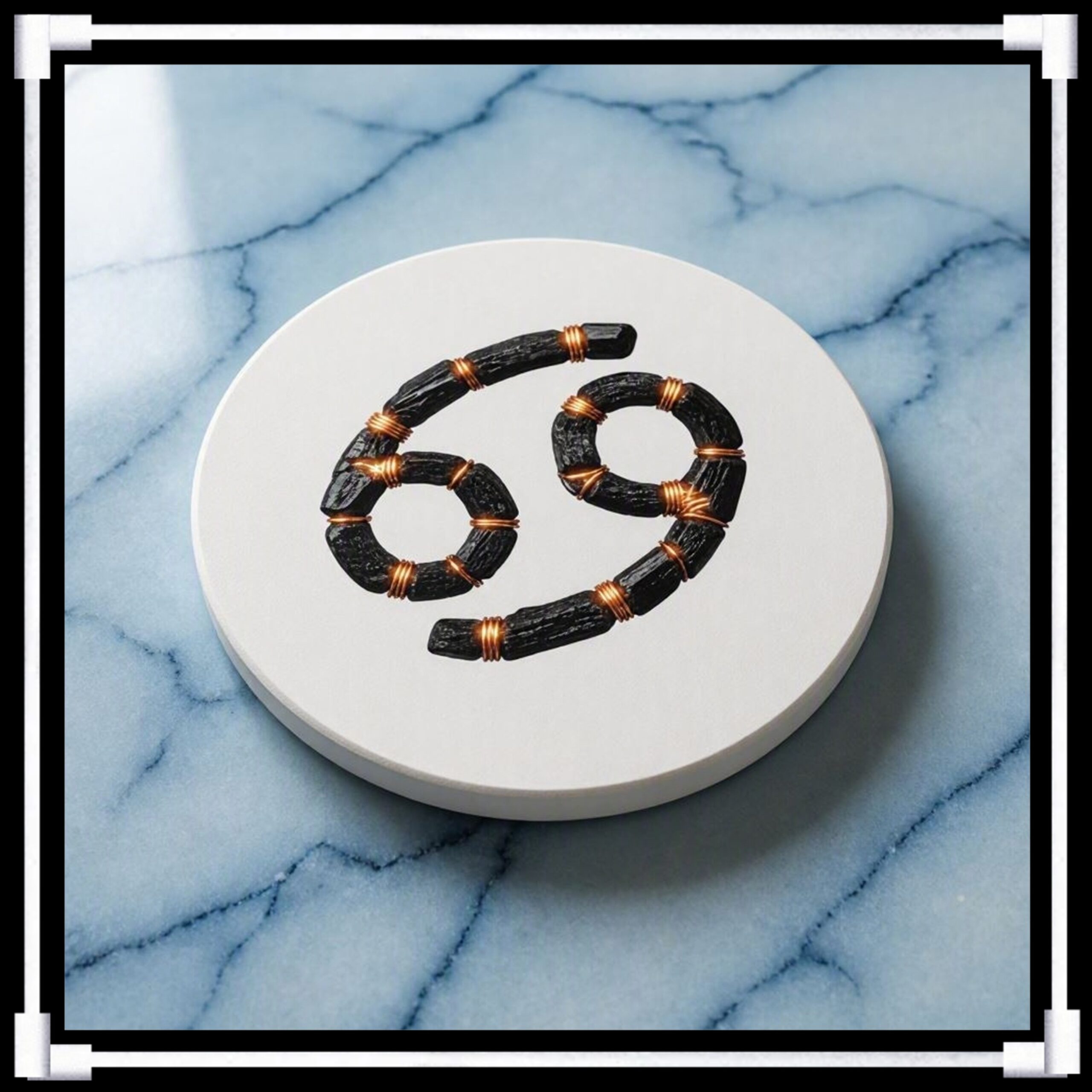 Cancer Riftstone Symbol -- Ceramic Coaster