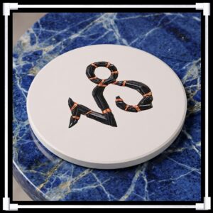 Capricorn Riftstone Symbol -- Ceramic Coaster