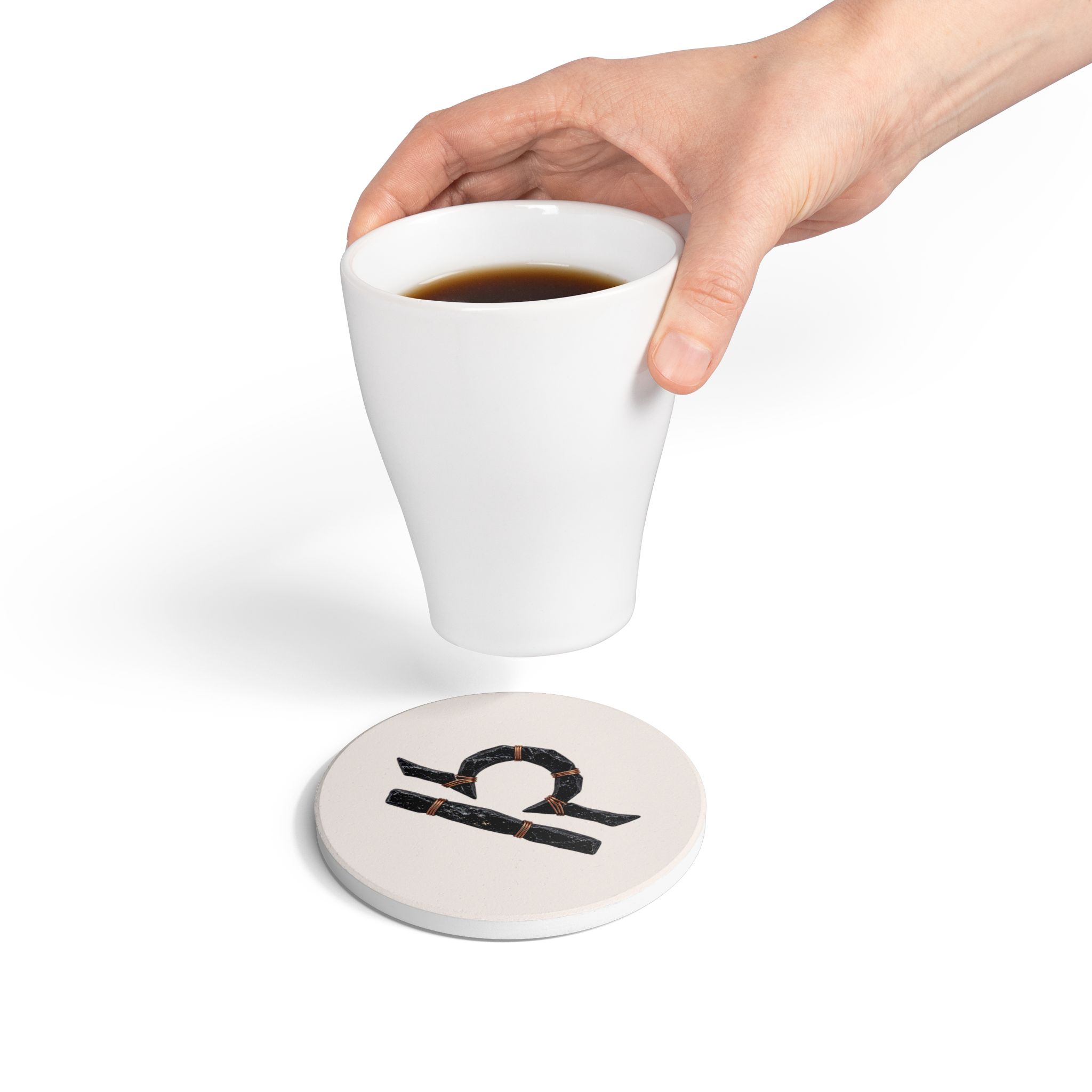 Libra Riftstone Symbol -- Ceramic Coaster - Image 4