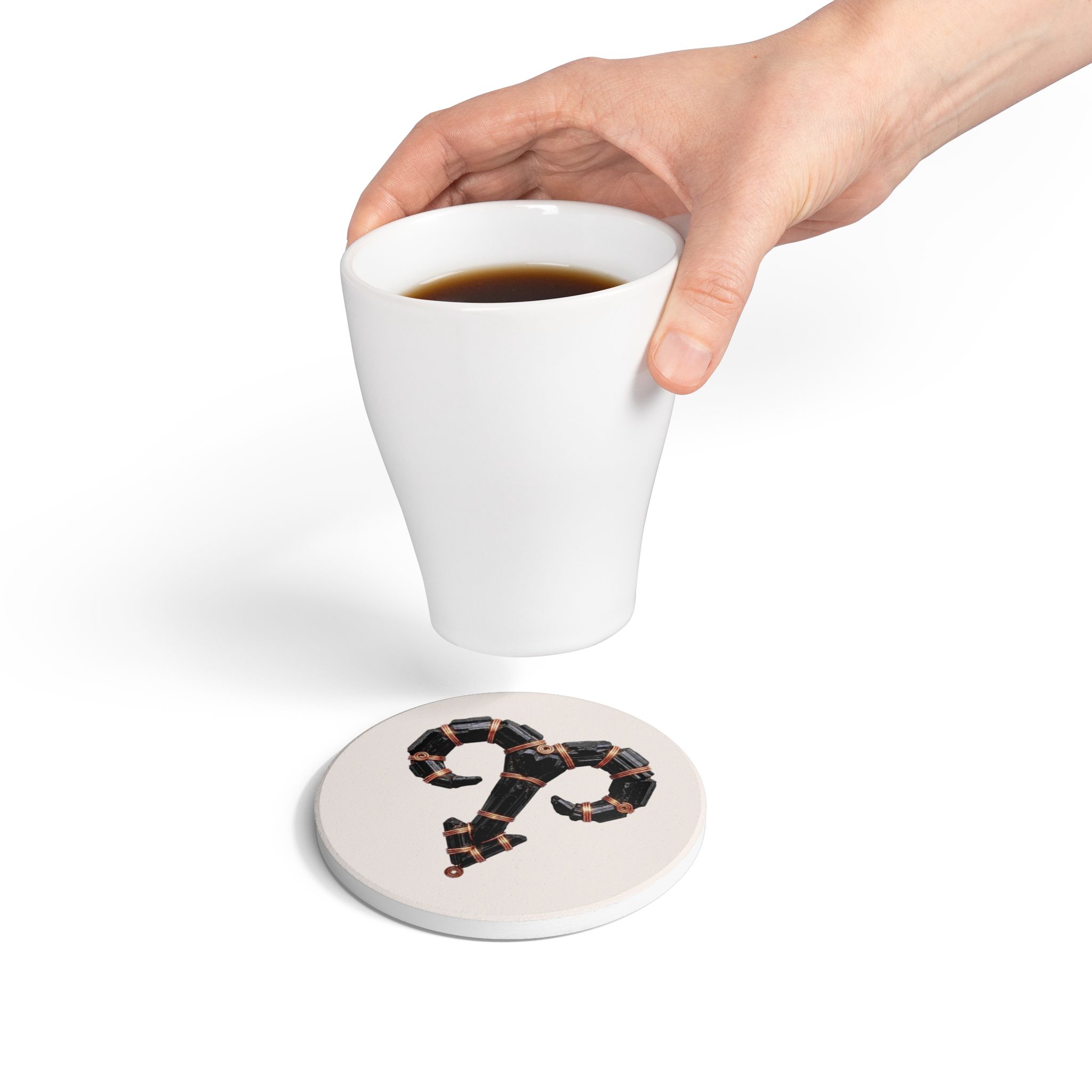 Aries Riftstone Symbol -- Ceramic Coaster - Image 4
